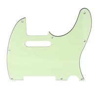 Musiclily 8 Hole Tele Pickguard Scratch Plate for Fender USA/Mexican Standard Telecaster Modern Style Electric Guitar, 3Ply Mint