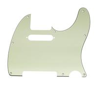 Musiclily 8 Hole Tele Pickguard Scratch Plate for Fender USA/Mexican Standard Telecaster Modern Style Electric Guitar, 3Ply Mint Green