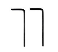 Musiclily Basic 1/16" Steel Allen Key Hex Wrench for Jazz Bass Knob Set Screw Adjustment, Black (Set of 2)