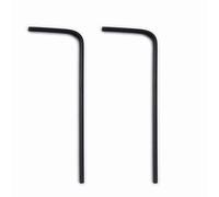 Musiclily Basic 1/20" Steel Guitar Allen Key Hex Wrench for American Standard Strat Tele Style Electric Guitar Saddle Height Screws, Black (Set of 2)