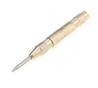 Musiclily Basic 130mm Length Brass Automatic Center Pin Punch Adjustable Spring Loaded Drill Hole Wood Hand Tool for Guitar Repair