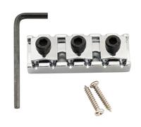Musiclily Basic 43mm Electric Guitar String Locking Nut for Floyd Rose Tremolo Bridge, Chrome