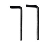 Musiclily Basic 5/32" Steel Allen Key Hex Wrench for Some USA Guitars, Black (Set of 2)