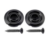 Musiclily Basic Steel Round Bass String Guides Trees Retainers Black 2Pcs