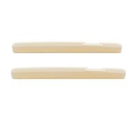 Musiclily Bone Acoustic Guitar Saddle,DJ-12 72x3x9mm (2 Pieces)