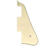 Musiclily LP Guitar Pickguard for China Made Epiphone Les Paul Standard Modern Style Electric Guitar, 3Ply Cream
