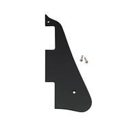 Musiclily LP Guitar Pickguard for China Made Epiphone Les Paul Standard Modern Style Electric Guitar, 1Ply Matte Black