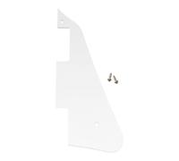 Musiclily LP Guitar Pickguard Scratch Plate for USA Les Paul Modern Style Electric Guitar,1Ply White