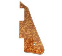 Musiclily LP Guitar Pickguard Scratch Plate for USA Les Paul Modern Style Electric Guitar,4Ply Earthy Yellow Pearl