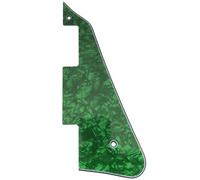 Musiclily LP Guitar Pickguard Scratch Plate for USA Les Paul Modern Style Electric Guitar,4Ply Green Pearl