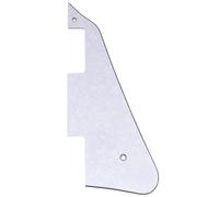 Musiclily LP Guitar Pickguard Scratch Plate for USA Les Paul Modern Style Electric Guitar,4Ply White Pearl