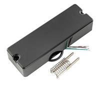 Musiclily MDC6 Ceramic Magnet Soapbar Style Bass Pickup Bridge Pickup 16K for 6-String Bass, Black