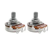 Musiclily Metric Full Size 15mm Split Shaft Pots A250K Guitar Potentiometers (2 Pieces)