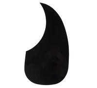 Musiclily Oversize Teardrop Acoustic Guitar Self-adhesive Pickguard for Martin D28 Style guitar, Black