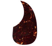 Musiclily Oversize Teardrop Acoustic Guitar Self-adhesive Pickguard for Martin D28 Style guitar,Tortoise Shell