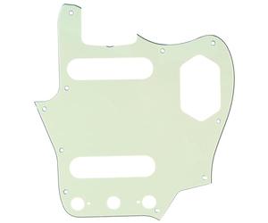 Musiclily Pro 10-Hole 65 60s Vintage Style Guitar Pickguard for Fender American Jaguar, 3Ply Mint Green
