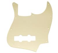 Musiclily Pro 10 Hole J Bass Pickguard 1Ply Cream | for Fender American/Mexican Made Standard Jazz Bass