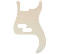 Musiclily Pro 10-Hole P Bass Pickguard for JPN Fender Japan 4-String Precision Bass, 1Ply Cream