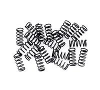 Musiclily Pro 10x4.5mm Steel Saddle Springs for Strat Tele Electric Guitar Bridge, Black (Set of 20)
