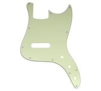 Musiclily Pro 11-Hole Bass Pickguard for Squier Sonic Bronco Bass, 3Ply Mint Green