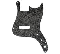Musiclily Pro 11-Hole Bass Pickguard for Squier Sonic Bronco Bass, 4Ply Black Pearl