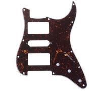 Musiclily Pro 11 Hole HSH ST Guitar Pickguard 4Ply Tortoise Shell | for Fender American/Mexican Standard Strat Modern Style Guitar