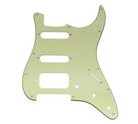 Musiclily Pro 11-Hole HSS Pickguard for Squier ST Guitar 3Ply Mint Green | for Sonic Strat