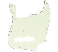 Musiclily Pro 11-Hole J Bass Pickguard for JPN Fender Japan 4-String Jazz Bass, 3Ply Ivory