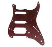 Musiclily Pro 11-Hole ST Guitar Pickguard for Squier Sonic Strat HSS Electric Guitar, 4ply Tortoise Shell