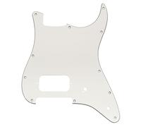 Musiclily Pro 11-Hole ST Guitar Pickguard for Squier Sonic Strat HT H Electric Guitar, 3ply Aged White