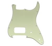 Musiclily Pro 11-Hole ST Guitar Pickguard for Squier Sonic Strat HT H Electric Guitar, 3ply Mint Green