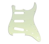 Musiclily Pro 11-Hole ST Guitar Pickguard for Squier Sonic Strat SSS Electric Guitar, 3ply Mint Green