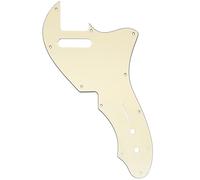 Musiclily Pro 11 Holes Guitar Pickguard For USA Fender 69 Tele Thinline Style Electric Guitar, 3Ply Cream