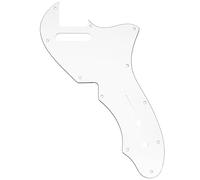 Musiclily Pro 11 Holes Guitar Pickguard For USA Fender 69 Tele Thinline Style Electric Guitar, 3ply White