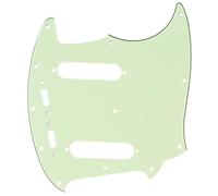 Musiclily Pro 12-Hole Guitar Pickguard for Fender American Mustang, 3Ply Mint Green