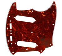 Musiclily Pro 12-Hole Pickguard for MIJ Japan Mustang 4Ply Vintage Tortoise