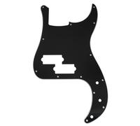 Musiclily Pro 13-Hole Bass Pickguard for SQ Affinity PJ Precision Bass, 3Ply Black