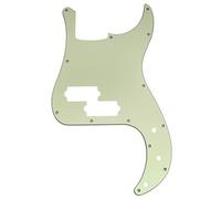 Musiclily Pro 13-Hole Bass Pickguard for SQ Affinity PJ Precision Bass, 3Ply Mint Green