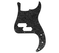 Musiclily Pro 13-Hole Bass Pickguard for SQ Affinity PJ Precision Bass, 4Ply Black Pearl