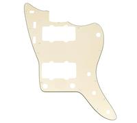 Musiclily Pro 13-Hole Guitar Pickguard for USA Vintage 60s Jazzmaster and SQ Classic Vibe, 3Ply Cream
