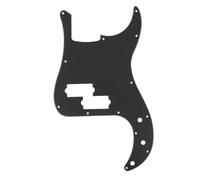 Musiclily Pro 13 Hole P Bass Pickguard 1Ply Matte Black | for Fender American/ Mexican Standard Precision Bass