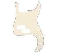 Musiclily Pro 13 Hole P Bass Pickguard 3Ply Cream | for Fender American/ Mexican Standard Precision Bass