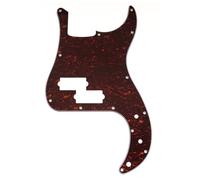 Musiclily Pro 13-Hole Pickguard for Squier Precision Bass 4Ply Red Tortoise | for Sonic
