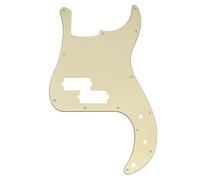 Musiclily Pro 13-Hole Pickguard for Squier Sonic Precision Bass 3Ply Cream