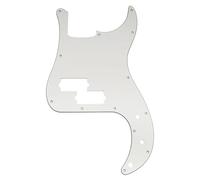Musiclily Pro 13-Hole Pickguard for Squier Sonic Precision Bass 3Ply White