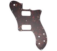 Musiclily Pro 15 Holes Uncovered HH Guitar Pickguard, 4ply Tortoise Shell