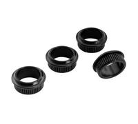 Musiclily Pro 18.7mm Vintage Tuner Bushings Tuning Peg Ferrules Black 4Pcs | for Mexican MIM Fender PB JB Style Electric Bass