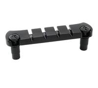 Musiclily Pro 18mm Zinc Alloy 4-String Bass Stop Tailpiece, Black