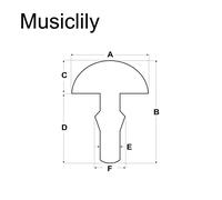 Musiclily Pro 2.0mm Stainless Steel Small Gauge 24-Pieces Fret Wire Se