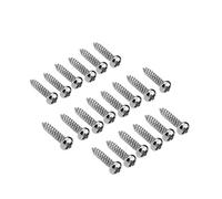 Musiclily Pro 2.1x10mm Metal Guitar Tuners Tuning Pegs Machine Heads Phillips Screws, Nickel (Set of 20)